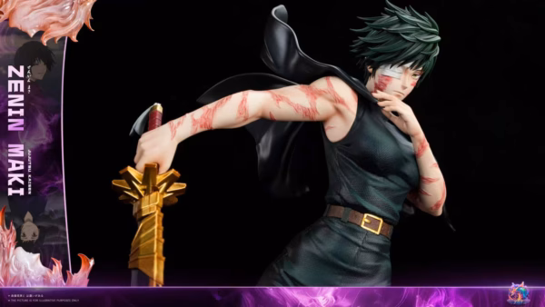 Jujutsu Kaisen YQY Studio Zenin Maki‌ Resin Statue 4