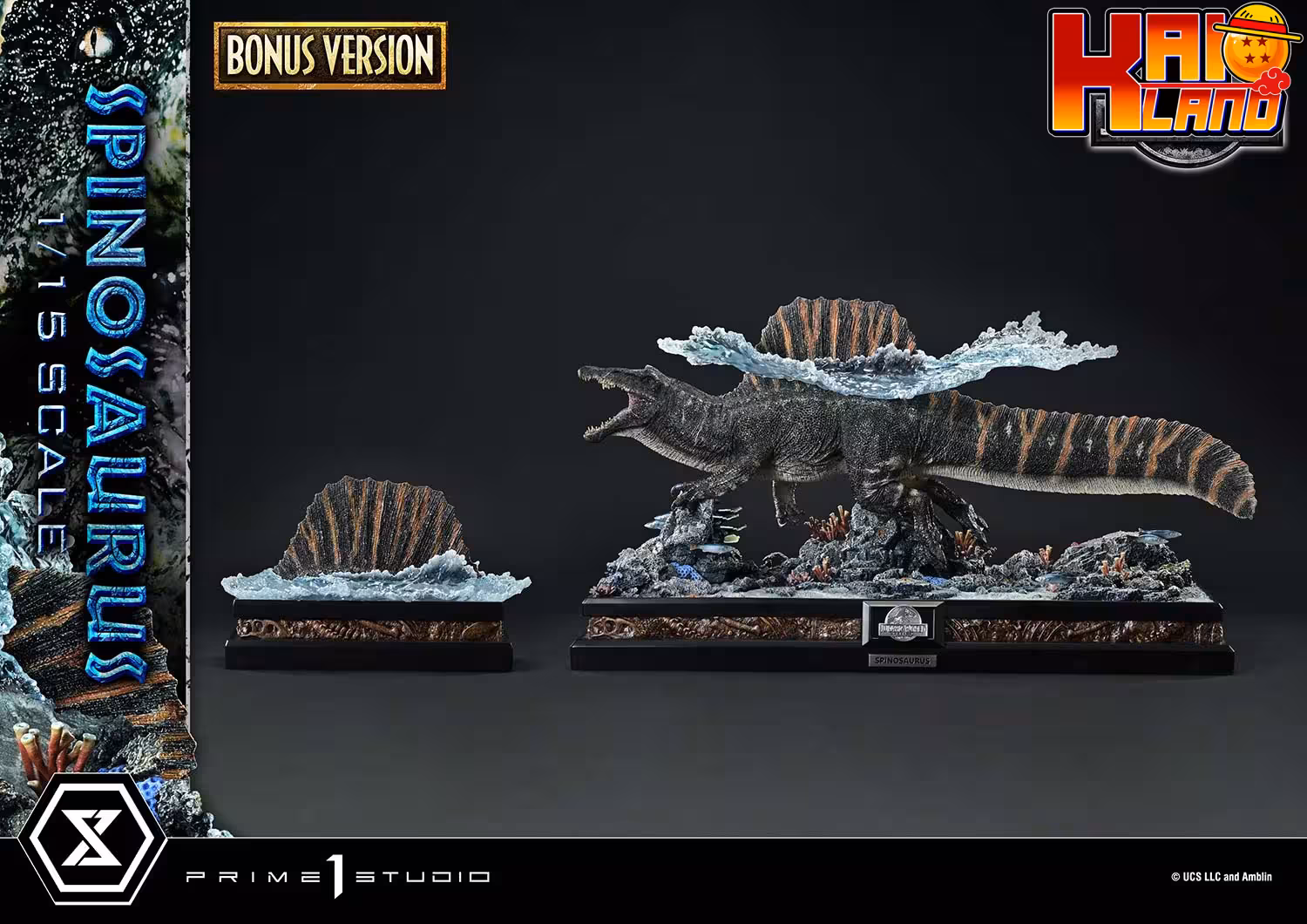 Jurassic World Rebirth Prime 1 Studio Spinosaurus Licensed Resin Statue