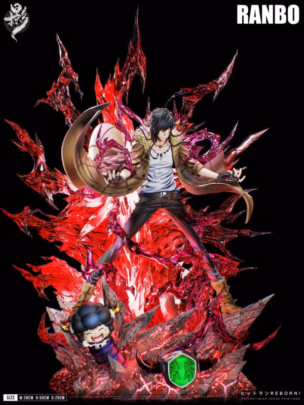 Katekyo Hitman LueYing Studio Lambo Resin Statue 2