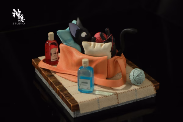 Kikis Delivery Service ShenYin Studio Cat Jijis Playtime Resin Statue 4