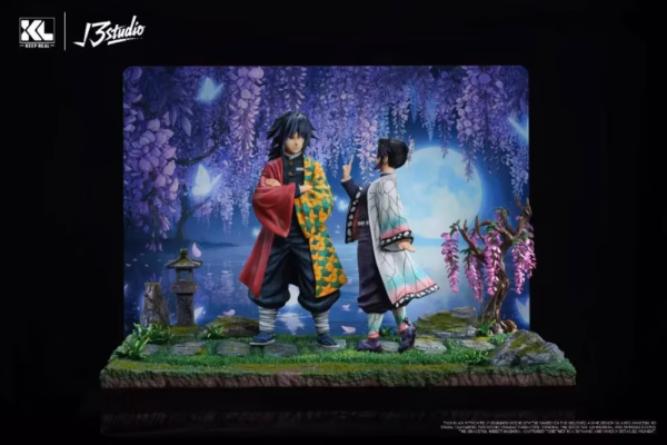 Kimetsu No Yaiba KL Studio X √3 Studio Giyu Tomioka X Shinobu Kocho Resin Statue 1