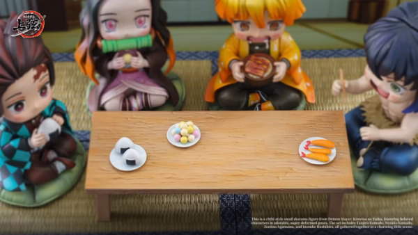 Kimetsu no Yaiba ShangXian Studio Tanjiro x Nezuko x Zenitsu x Inosuke Resin Statue 2