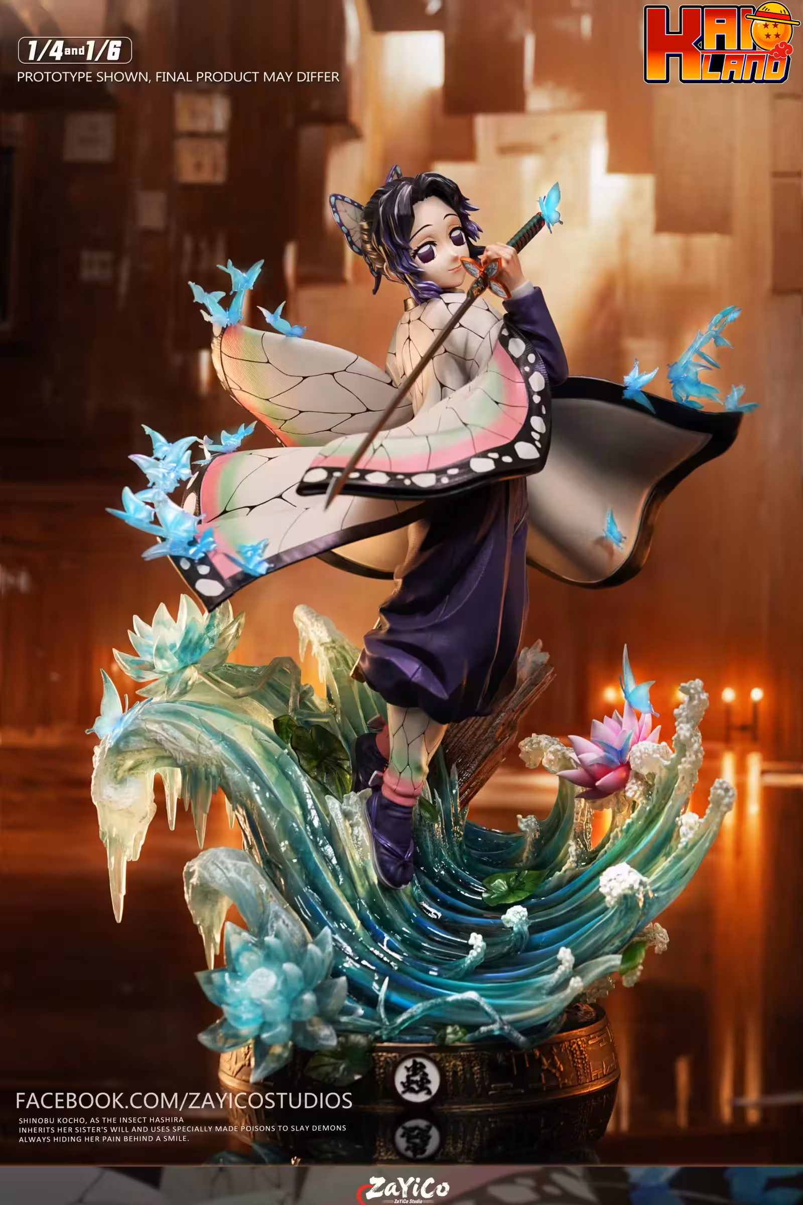 Kimetsu no Yaiba ZaYico Studio Shinobu Kocho Resin Statue