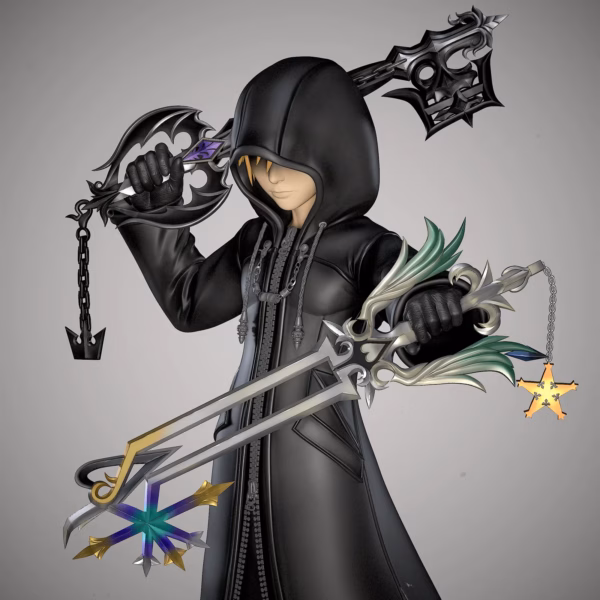 Kingdom Hearts Blackswan Collectibles Roxas Resin Statue 4