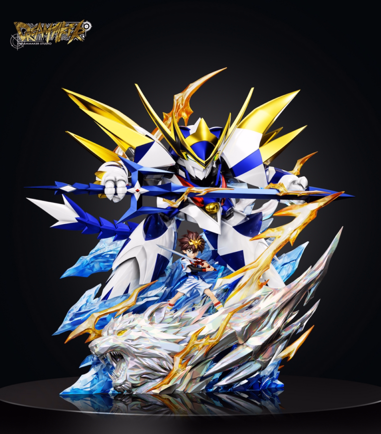 Mashin Hero Wataru Dreammaker Studio Byakko Ryujinmaru Resin Statue