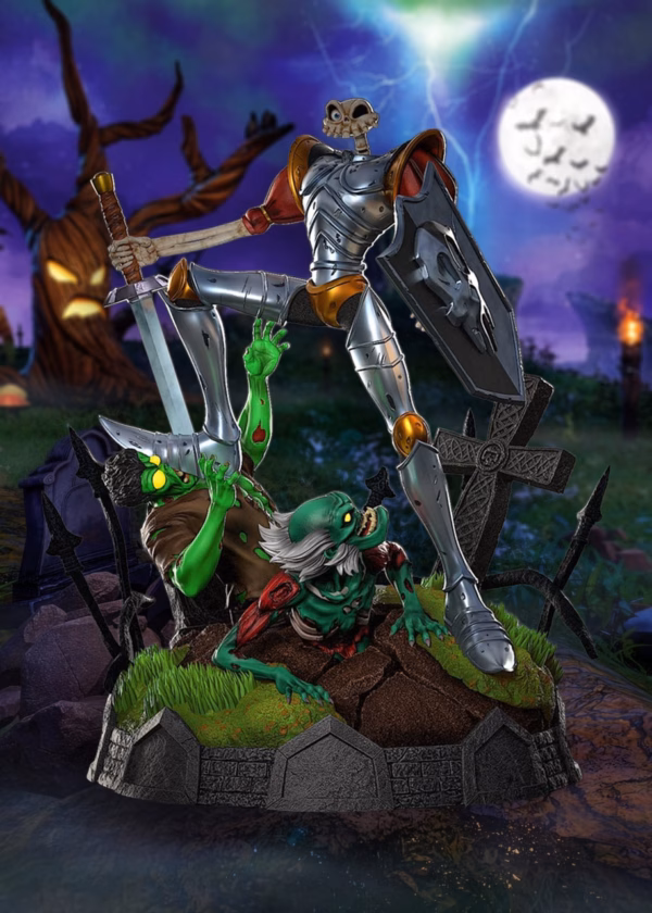 Medievil Black Swan Studio Medievil Diorama Resin Statue 1