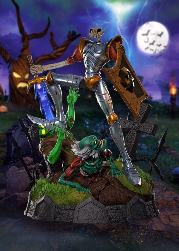 Medievil Black Swan Studio Medievil Diorama Resin Statue 2