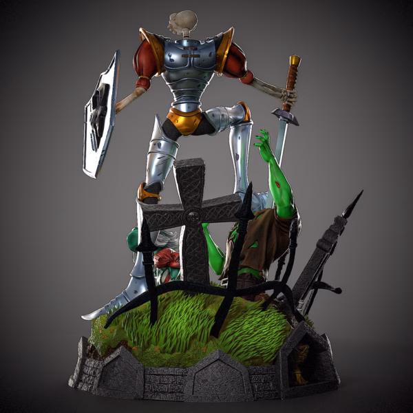 Medievil Black Swan Studio Medievil Diorama Resin Statue 6