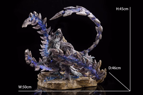 Monster Hunter Dragon Frontier Studio Arkveld Resin Statue 3