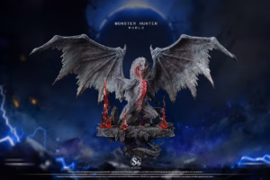 Monster Hunter S6 Studio White Fatalis Resin Statue