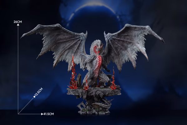 Monster Hunter S6 Studio White Fatalis Resin Statue 2