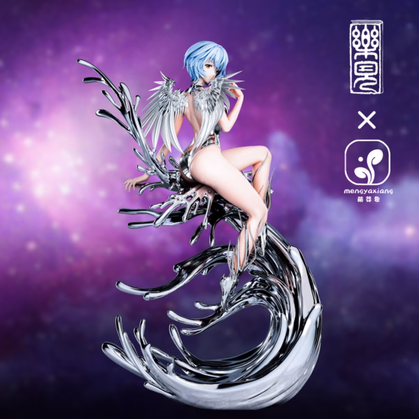 Neon Genesis Evangelion LeJian × Mengyaxiang Studio Asuka X Ayanami Rei Resin Statue 3