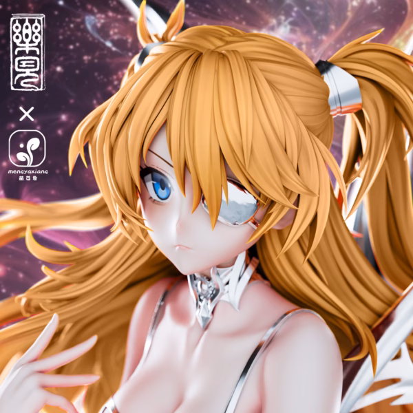 Neon Genesis Evangelion LeJian × Mengyaxiang Studio Asuka X Ayanami Rei Resin Statue 5