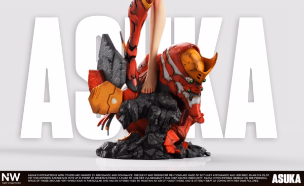 Neon Genesis Evangelion Night Wing Studio Mecha Girl Asuka Resin Statue 4