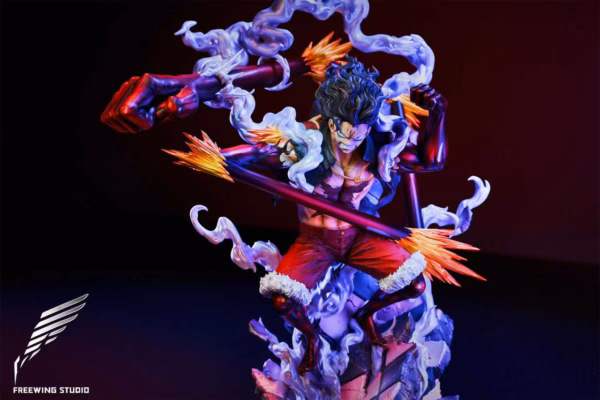 One Piece Freewing Studio Gear 4 Snakeman Luffy Resin Statue 3