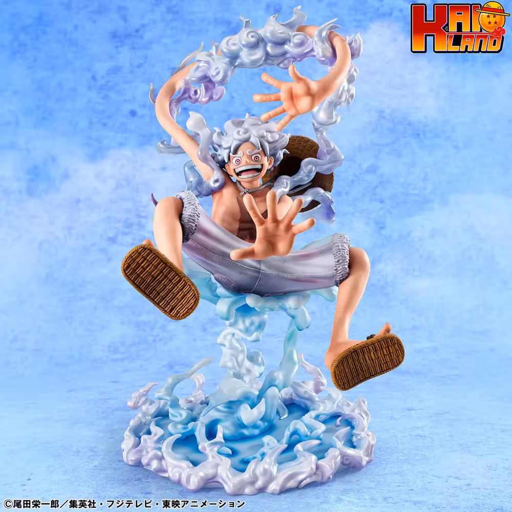 One Piece Megahouse POP Evolutionary History Monkey D Luffy Gear 5 PVC