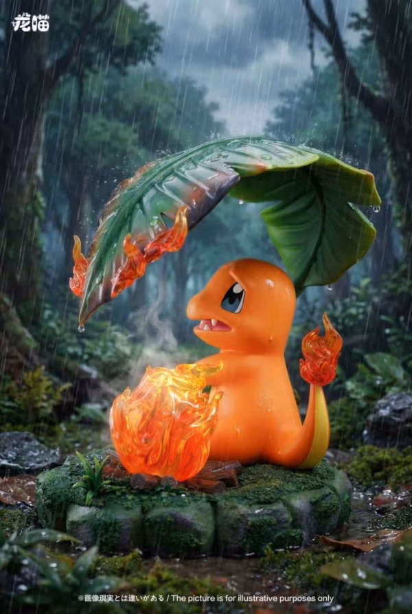Pokemon LongMiao Studio Charmander x Calcifer Resin Statue 4