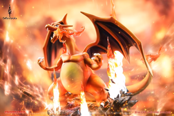 Pokemon Odin Studio Charizard Resin Statue 2