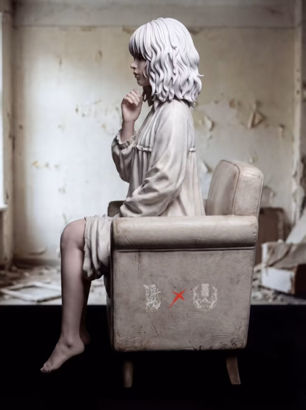 Resident Evil Floating light Studio Emily Resin Statue 3