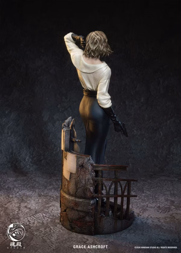 Resident Evil HunDian Studio Requiem Grace Ashcroft Noir outfit Resin Statue 3