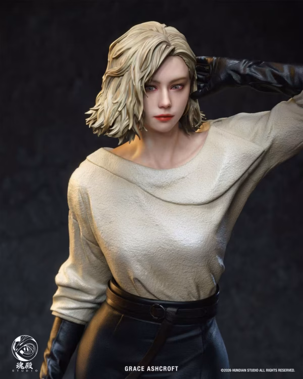 Resident Evil HunDian Studio Requiem Grace Ashcroft Noir outfit Resin Statue 5