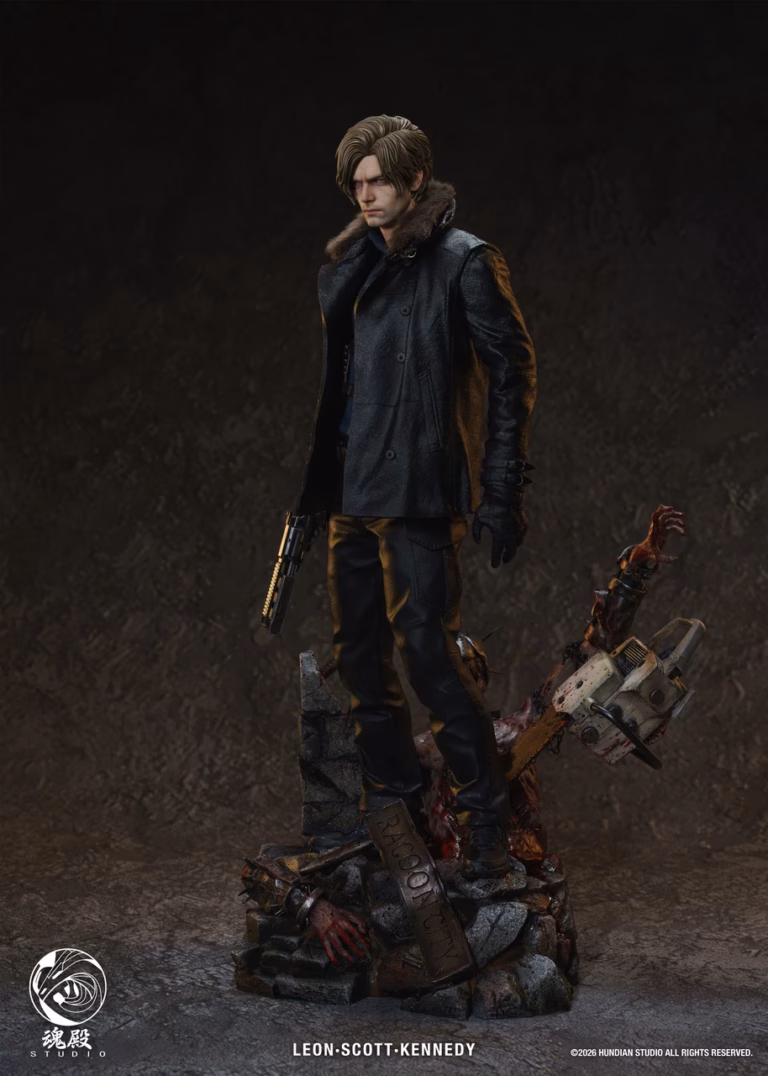 Resident Evil HunDian Studio Requiem Leon Resin Statue
