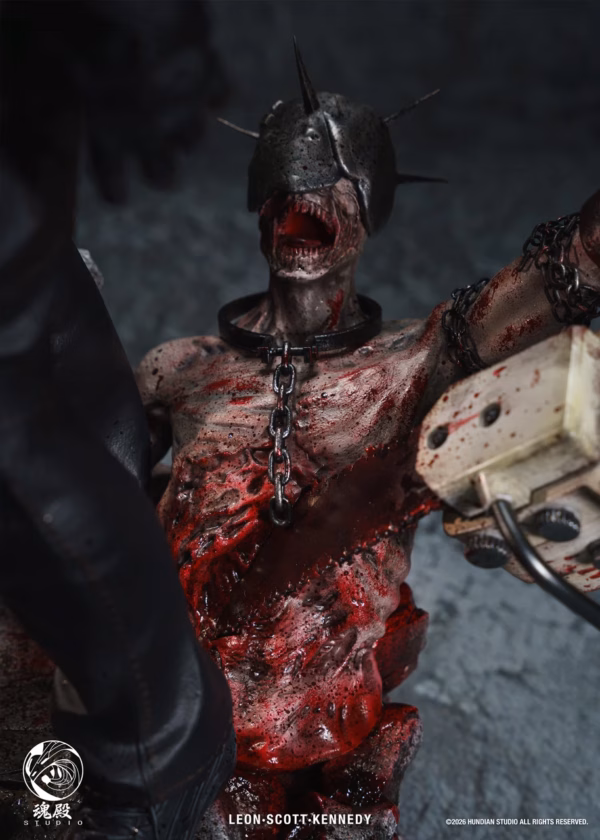 Resident Evil HunDian Studio Requiem Leon Resin Statue 5