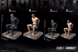 Resident Evil Raccoon City Studio × Super Hero Studio Leon Resin  Statue