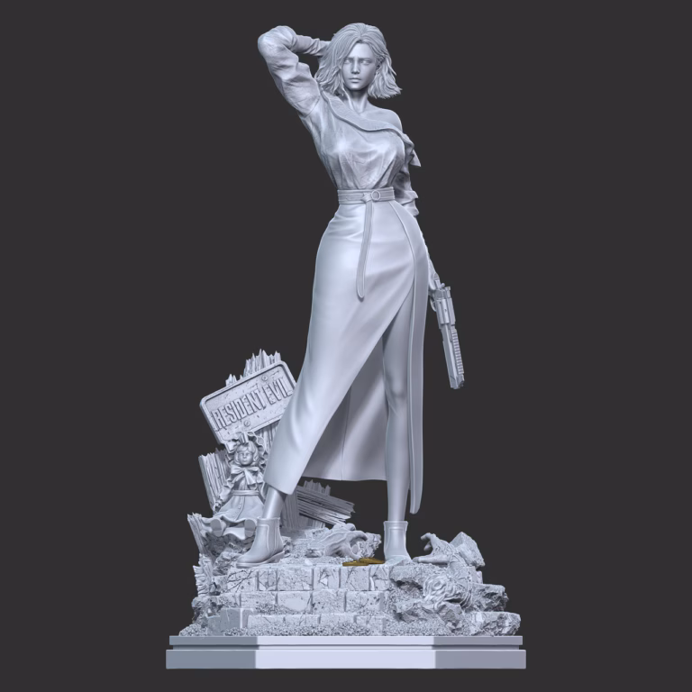 Resident Evil Requiem Imagination Studio Grace Ashcroft Noir outfit Resin Statue
