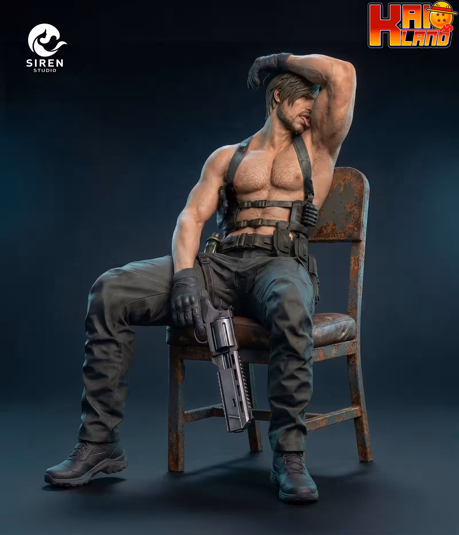 Resident Evil Requiem Siren Studio Leon S Kennedy Resin Statue