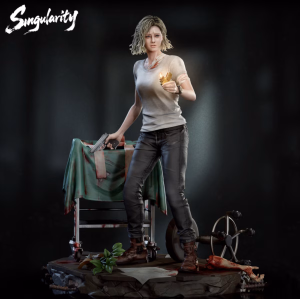 Resident Evil Singularity Studio Grace Ashcroft Resin Statue 3