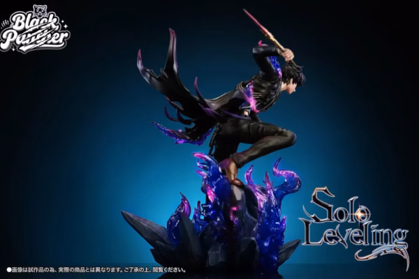 Solo Leveling Black Panther Studio Sung Jin Woo X Cha Hae In Resin Statue 4