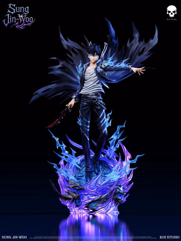 Solo Leveling KOI Studio ung Jin Woo Resin Statue 4