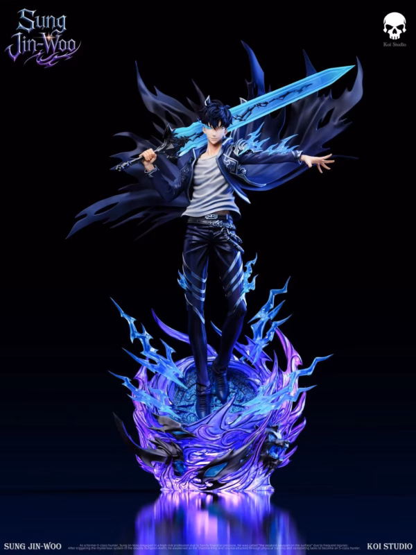 Solo Leveling KOI Studio ung Jin Woo Resin Statue 5