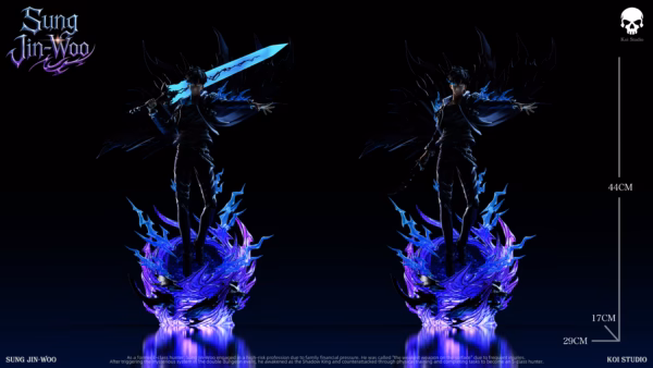 Solo Leveling KOI Studio ung Jin Woo Resin Statue