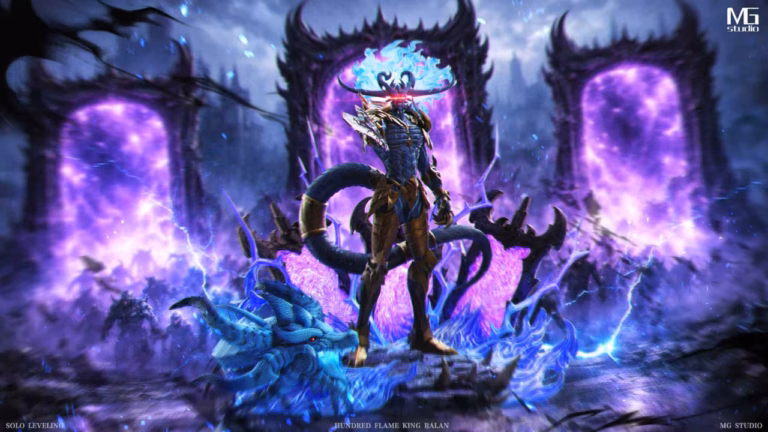 Solo Leveling MG Studio Monarch of Flames Baran Resin Statue