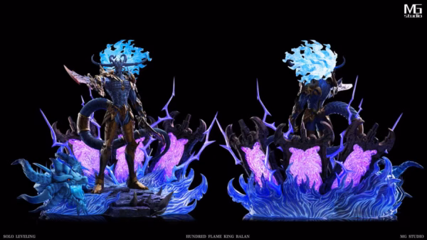 Solo Leveling MG Studio Monarch of Flames Baran Resin Statue 2