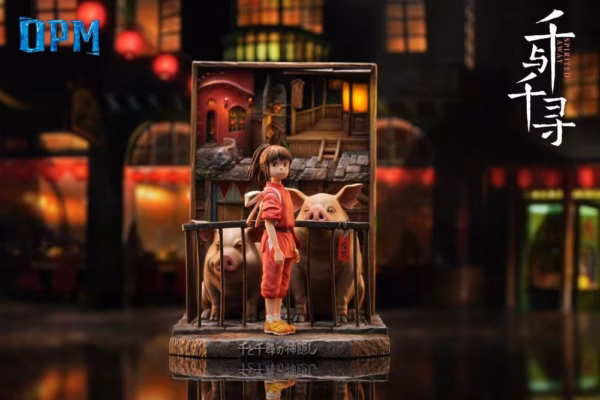 Spirited Away OPM Studio Chihiro Ogino Relief Resin Statue 1