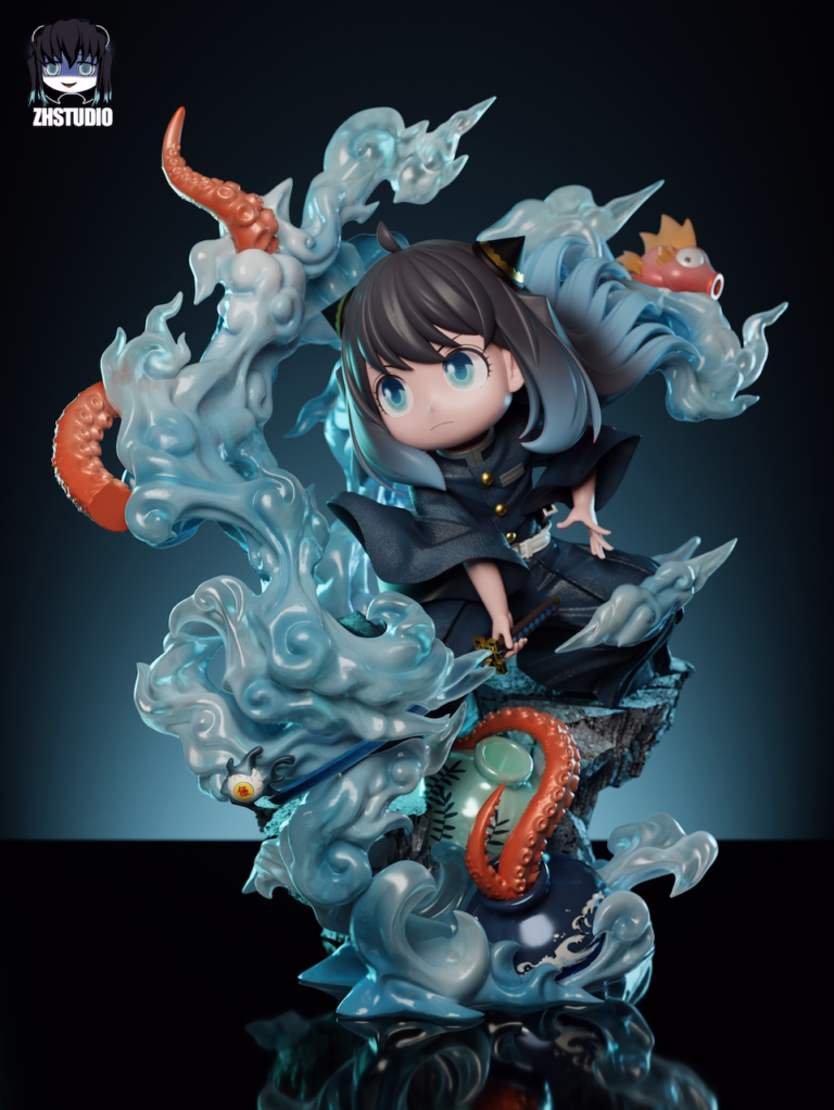 Spy x Family ZH Studio Anya Cos Tokitou Muichirou Resin Statue