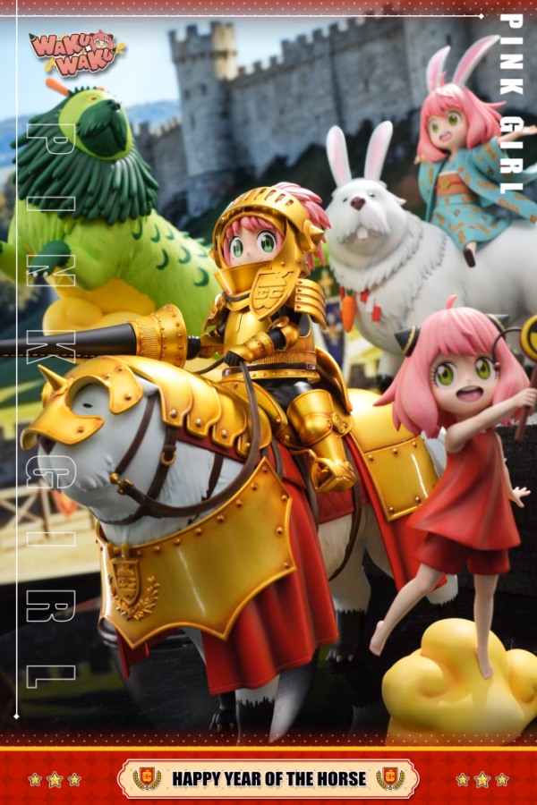 Spy × Family WAKUWAKU Studio Anya Happy Year of The Horse Resin Statue 4