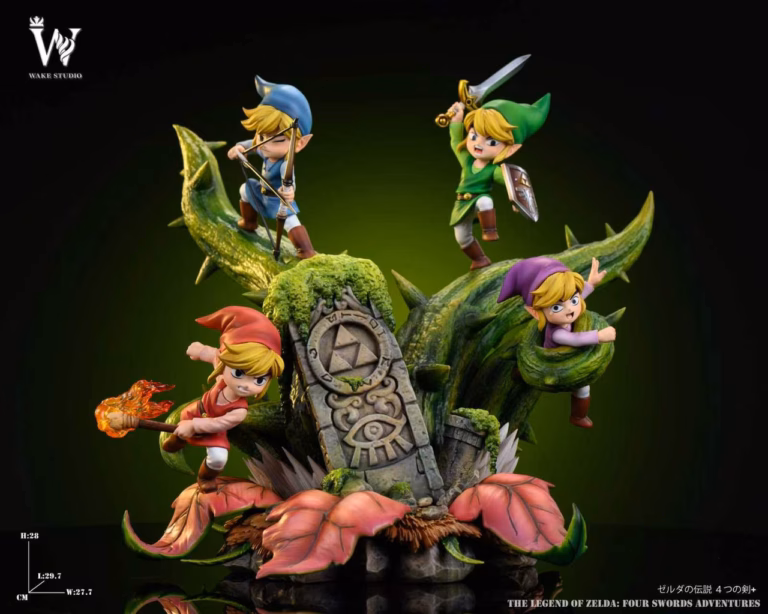 The Legend of Zelda Wake Studio Four Swords Adventures Link Resin Statue
