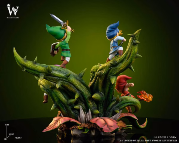 The Legend of Zelda Wake Studio Four Swords Adventures Link Resin Statue 4