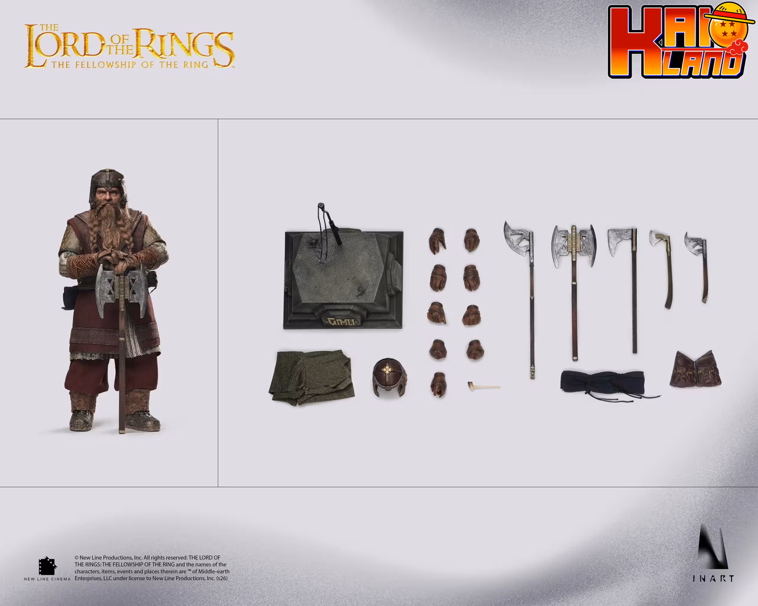 The Lord of the Rings InArt Gimli Licensed