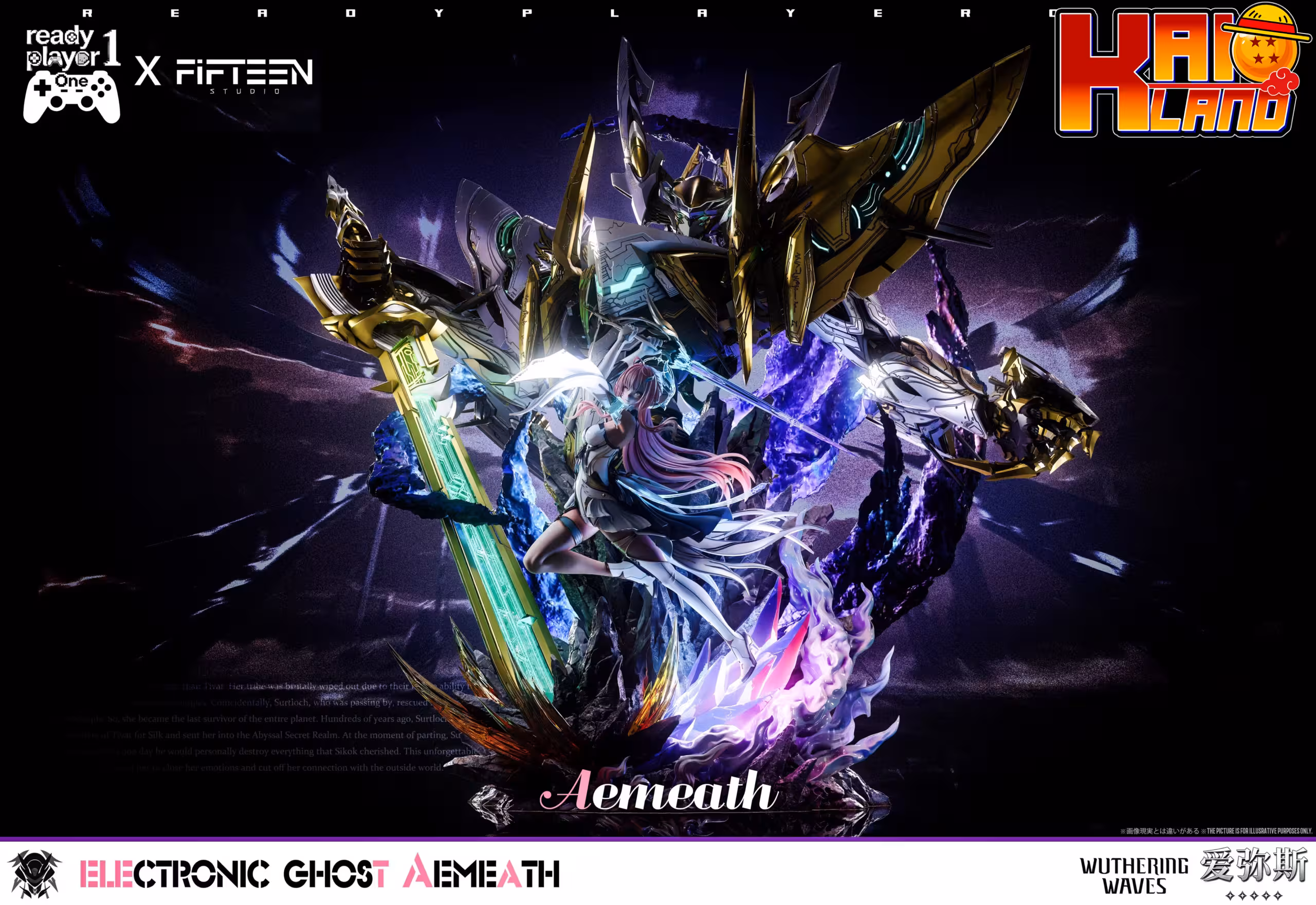 Wuthering Waves Ready Player 1 Studio X Fifteen Studio Aemeath Resin Statue