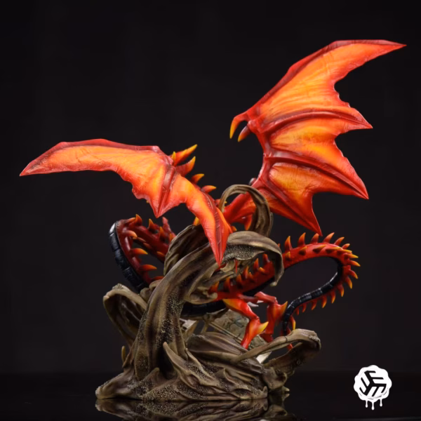 YuGiOh Three Studio Slifer the Sky Dragon Resin Statue 2