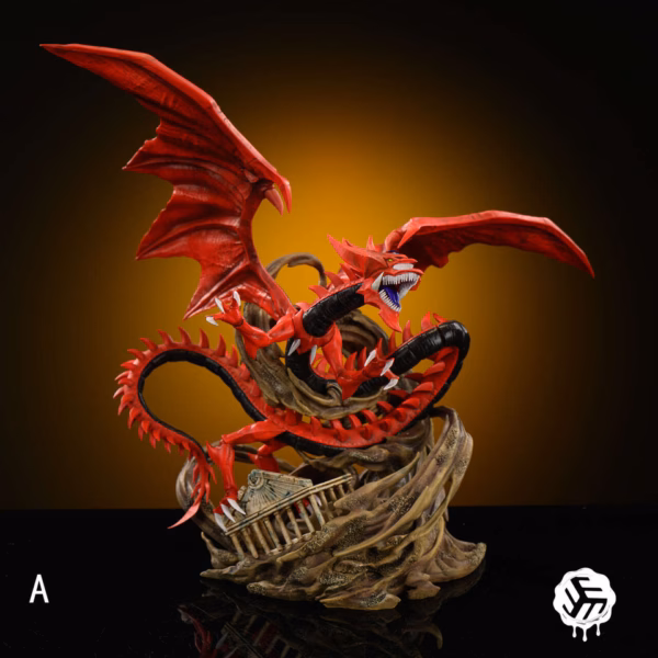 YuGiOh Three Studio Slifer the Sky Dragon Resin Statue 3