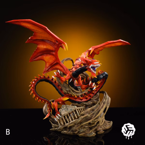 YuGiOh Three Studio Slifer the Sky Dragon Resin Statue 4