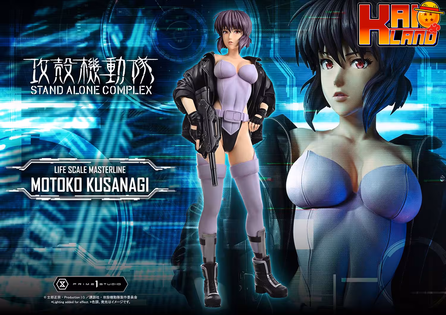 Ghost in the Shell Prime 1 Studio Motoko Kusanagi Resin Statue