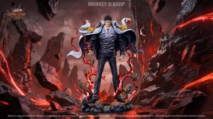 One Piece Opening Studio Young Monkey D Garp Resin Statue