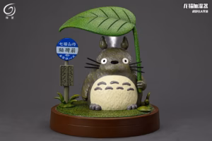 My Neighbor Totoro Keyi Toys Studio Totoro in the Rain Resin Statue